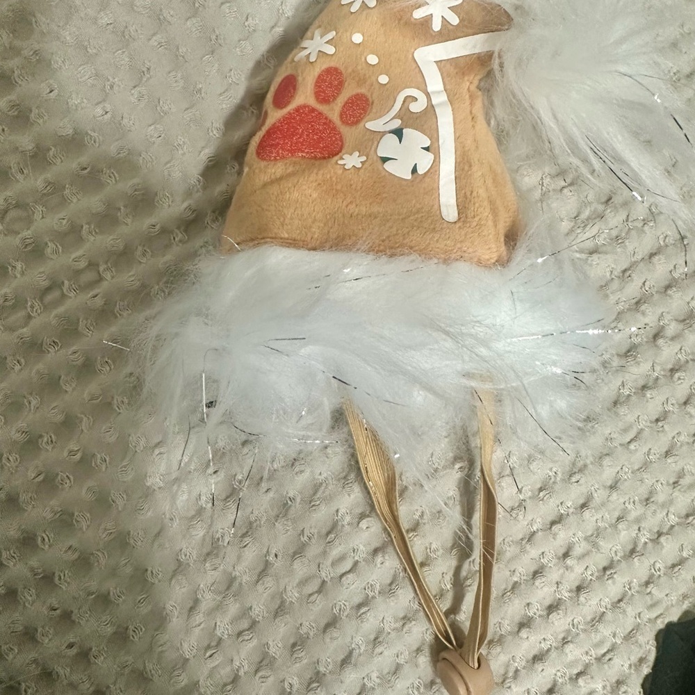 Merry & Bright Gingerbread House Pet Cape & Hat Set – Size M/L – New with Tags - Picture 9 of 15